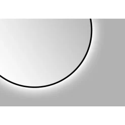 Design LED Lichtspiegel Silver Globo Black Dm 120 cm*DSK Best