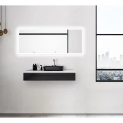 Design LED Lichtspiegel Silver Luna 180 x 70 cm*DSK Online