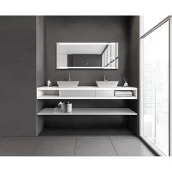 Design LED Lichtspiegel Silver Rey 140 x 60 cm*DSK Sale