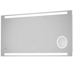 Design LED Lichtspiegel Silver Rey 120 x 60 cm*DSK Outlet