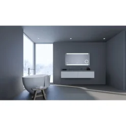 Design LED Lichtspiegel Silver Rey 120 x 60 cm*DSK Outlet