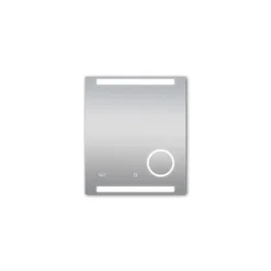 Design LED Lichtspiegel Silver Rey 60 x 70 cm*DSK New