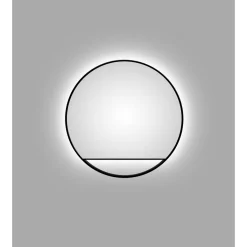 Design LED Lichtspiegel Silver Cosmos Black Dm 80 cm*DSK Best