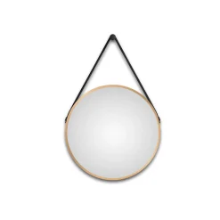 DSK Design LED Lichtspiegel Silver Barbier Gold Dm 50 cm