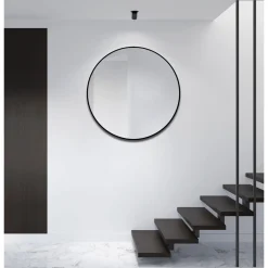 DSK Design Spiegel Silver Globo Black Dm 100 cm