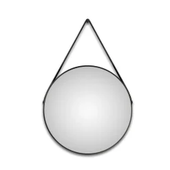 DSK Design Spiegel Silver Coiffeur Black Dm 80 cm