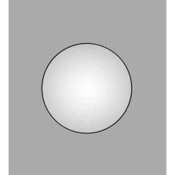 DSK Design Spiegel Silver Globo Black Dm 120 cm