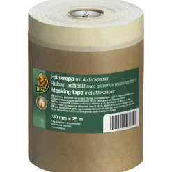 Feinkrepp mit Abdeckpapier 180 mm x 25 m^Duck Sale