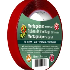 Duck Montageband für außen transparent 19 mm x 5m