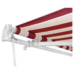 Durabil Gelenkarm-Markise Nizza 400 x 250 cm für Wand- und Deckenmontage Stoff 23064