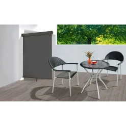 Balkonmarkise anthrazit 120 x 200 cm^Durabil New