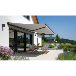 Gelenkarmmarkise Passat anthrazit 300x200cm Dessin Ocean Rocks*Durabil Outlet