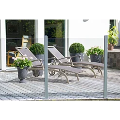 Durabil Glas-Windschutz 6 mm 228 x 1600 mm Einscheibensicherheitsglas klar