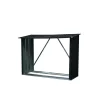 Metall-Kaminholzregal 217 x 155 x 89 cm grau^Durabil Clearance