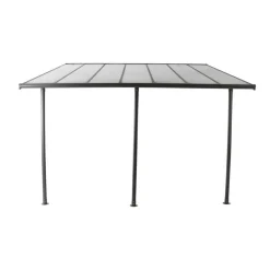 Durabil Terrassenüberdachung 4 x 3 m inkl Regenrinne