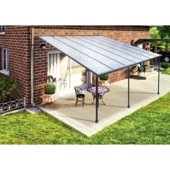 Durabil Terrassenüberdachung 4 x 3 m inkl Regenrinne