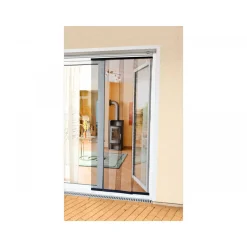 Tür Fliegengitter-Vorhang 100 x 200 cm schwarz*Durabil