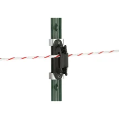 Eckisolator T-Post für Band und Seil schwarz 4 Stück^ Sale