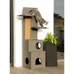 ECO-Katzenspielhaus Alex 42 x 42 x 152,5 cm