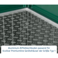 EcoStar Aluminium-Riffelblechboden GH2 Typ1