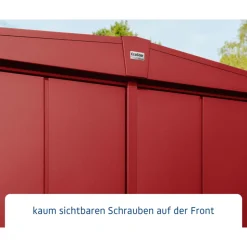 EcoStar Gerätehaus Elegant-STyp 3RAL3004 2 flg