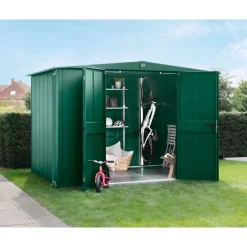 Gerätehaus Elegant-STyp 3RAL6005 2 flg^EcoStar Clearance