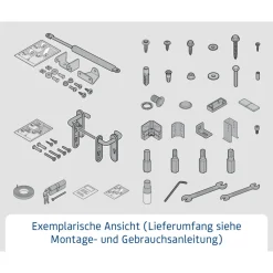 EcoStar Gerätehaus Trend-PTyp 3RAL9007 1 flg