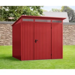 EcoStar Gerätehaus Trend-PTyp 2RAL3004 1 flg