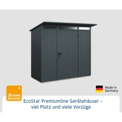 Gerätehaus Trend-PTyp 1RAL7016 1 flg^EcoStar Sale