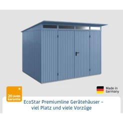 Gerätehaus Trend-PTyp 3RAL5014 2 flg*EcoStar Discount