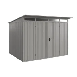 EcoStar Gerätehaus Trend-PTyp 3RAL9007 2 flg