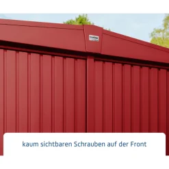 Gerätehaus Trend-STyp 2RAL3004 2 flg*EcoStar New