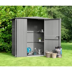 EcoStar Gerätehaus Trend-STyp 1RAL9007 1 flg