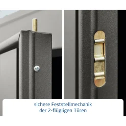 Gerätehaus Trend-STyp 2RAL9007 2 flg^EcoStar Sale