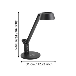 Eglo LED Tischleuchte Banderalo schwarz