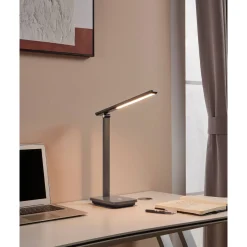 Eglo LED Tischleuchte Iniesta grau-schwarz