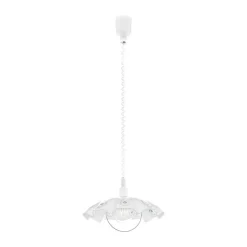 Eglo Hängeleuchte Vetro mit Zug weiß