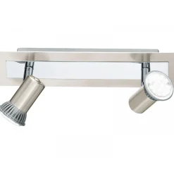 Eglo LED-Spotserie Rottelo 2 Spots silber