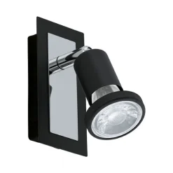 Eglo LED-Wandleuchte Sarria 1-flammig 13 x 12 cm schwarz
