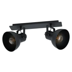 Eglo Spotserie Barnstaple 1 2 Spots schwarz