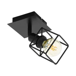 Eglo Wandleuchte Eldrick schwarz-matt