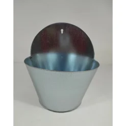 Eimer-Wandampel halbrund 26 cm verzinkt* New