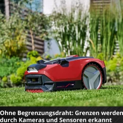 Einhell Mähroboter Freelexo Cam 500 inkl Ladegerät u 3,0 AH Akku