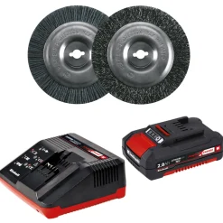 Einhell Akku-Fugenreiniger-Set GE-CC 18 Li mit Akku 5-teilig