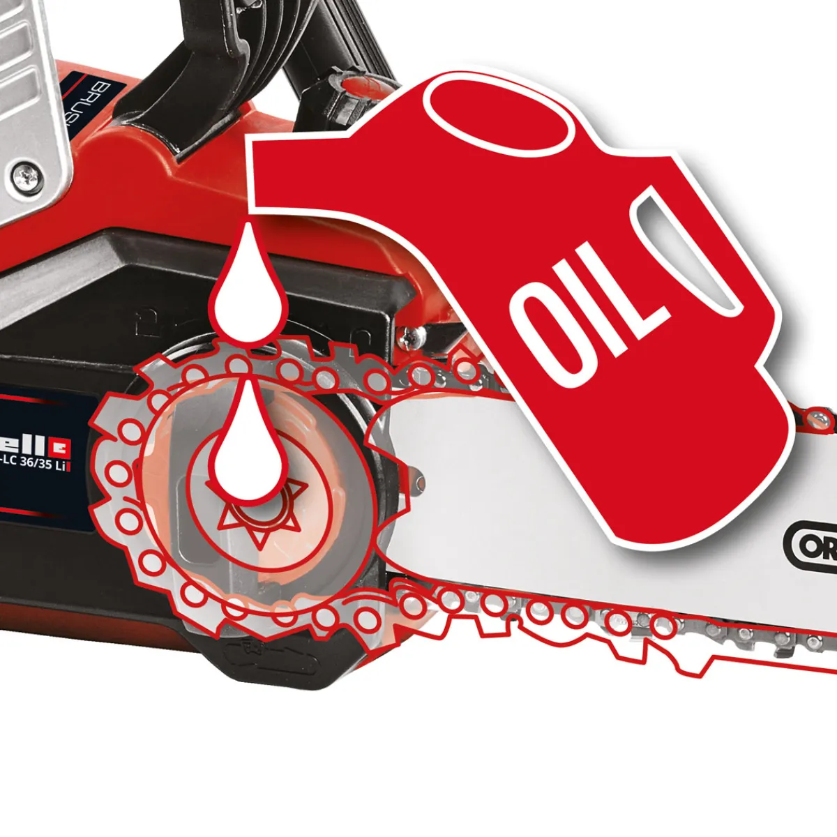 Akku-Kettensäge GP-LC 36/35 Li-Solo*Einhell Clearance