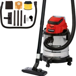 Einhell Akku-Nass-Trockensauger TC-VC 18/20 Li S-Solo