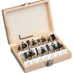 Einhell Fräser-Setz 8 mm 15-teilig