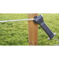 Elektrozauntür E-line schwarz 4,5-9 m Dehnbarkeit^ Best