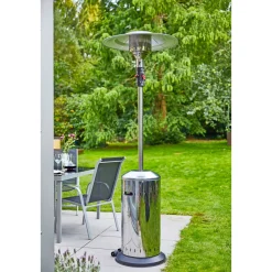 Terrassenheizstrahler Elegance 3,5-8kW ECO PLUS Brenner aus Edelstahl*Enders Colsman New