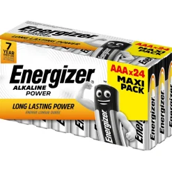 AAA-Batterie Alkaline Power Maxi-Pack 24 Stk.*Energizer Clearance